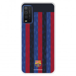 Funda para TCL 205 del FC Barcelona Fondo Rayas Verticales  - Licencia Oficial FC Barcelona