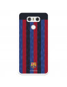 Funda para LG G6 del FC Barcelona Fondo Rayas Verticales  - Licencia Oficial FC Barcelona