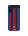 Funda para Huawei Honor 20 del FC Barcelona Fondo Rayas Verticales  - Licencia Oficial FC Barcelona