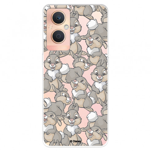 Funda para Oppo A96 5G Oficial de Disney Tambor Patrones - Bambi