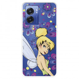 Funda para Oppo A77 5G Oficial de Disney Campanilla Flores - Peter Pan