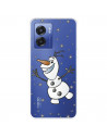 Funda para Realme Narzo 50 5G Oficial de Disney Olaf Transparente - Frozen