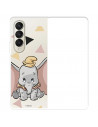 Funda para Samsung Galaxy Z Fold4 Oficial de Disney Dumbo Silueta Transparente - Dumbo