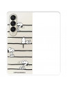 Funda para Samsung Galaxy Z Fold4 Oficial de Peanuts Snoopy rayas - Snoopy