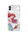 Coque pour Nothing Phone 1 Officielle de Disney Ariel et Sébastien Bulles - La Petite Sirène