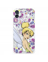 Coque pour Nothing Phone 1 Officielle de Disney La fée Clochette Fleurs - Peter Pan