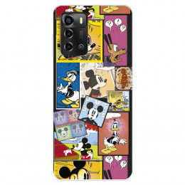 Funda para ZTE Blade A72 Oficial de Disney Mickey Comic - Clásicos Disney