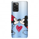 Funda para ZTE Blade A72 Oficial de Disney Mickey y Minnie Beso - Clásicos Disney