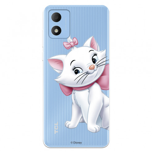 Funda para TCL 305i Oficial de Disney Marie Silueta - Los Aristogatos