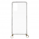 Coque Silicone Cordon Transparente pour Samsung Galaxy S20