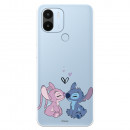 Funda para Xiaomi Redmi A1 Oficial de Disney Angel & Stitch Beso - Lilo & Stitch