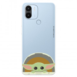 Funda para Xiaomi Redmi A1 Oficial de Star Wars Baby Yoda Sonrisas - The Mandalorian