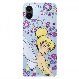 Funda para Xiaomi Redmi A1 Oficial de Disney Campanilla Flores - Peter Pan