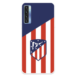 Funda para TCL 20L Plus del Atlético de Madrid Escudo Fondo Atletico - Licencia Oficial Atlético de Madrid