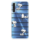 Funda para TCL 20L Oficial de Peanuts Snoopy rayas - Snoopy