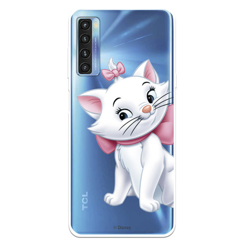 Funda para TCL 20L Plus Oficial de Disney Marie Silueta - Los Aristogatos