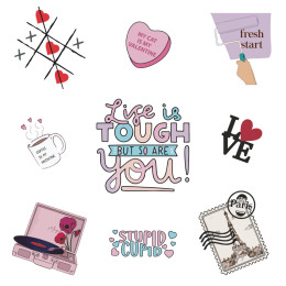 Stickers Saint-Valentin -...