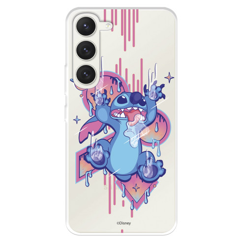 Funda para Samsung Galaxy S23 Oficial de Disney Stitch Graffiti - Lilo & Stitch