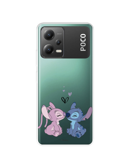 Funda para Xiaomi Redmi Note 10 Pro Oficial de Disney Angel & Stitch Beso -  Lilo & Stitch