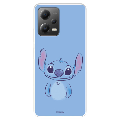 Funda para Xiaomi Poco X5 5G Oficial de Disney Stitch Azul - Lilo & Stitch