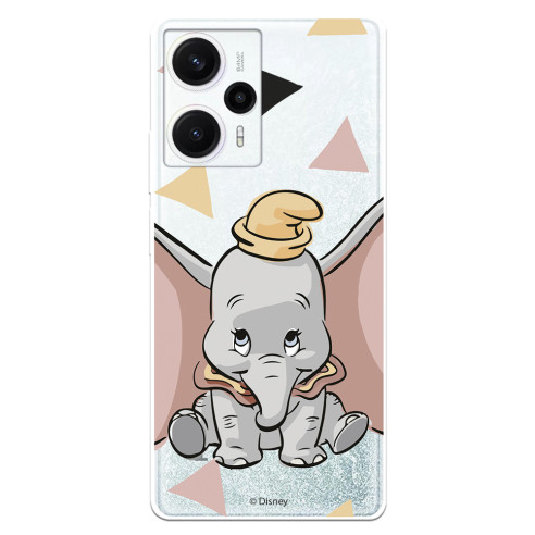 Funda para Poco F5 5G Oficial de Disney Dumbo Silueta Transparente - Dumbo