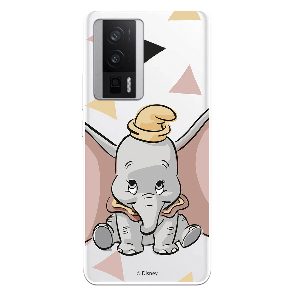 Funda para Oppo A98 5G Oficial de Disney Dumbo Silueta