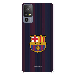 Funda para TCL 40R 5G del FC Barcelona Rayas Blaugrana  - Licencia Oficial FC Barcelona