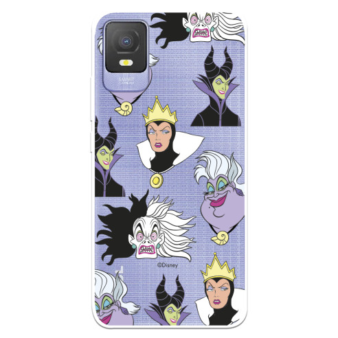 Funda para TCL 403 Oficial de Disney Villanas Patrón - Villanas Disney