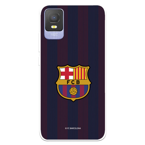 Funda para TCL 403 del FC Barcelona Rayas Blaugrana  - Licencia Oficial FC Barcelona