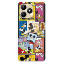 Funda para Realme C53 Oficial de Disney Mickey Comic - Clásicos Disney