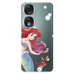 Funda para Motorola Moto G51 5G Oficial de Disney Ariel y Sebastián  Burbujas - La Sirenita