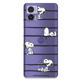 Funda para Xiaomi Redmi A2 Oficial de Peanuts Snoopy rayas - Snoopy