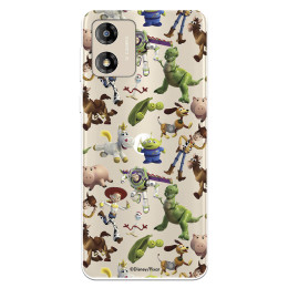 Funda para Motorola Moto E13 Oficial de Disney Muñecos Toy Story Siluetas - Toy Story