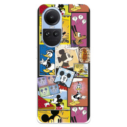 Funda para Oppo Reno10 Oficial de Disney Mickey Comic - Clásicos Disney