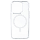 Funda Transparente Logo Compatible con Magsafe para iPhone 15 Pro Max