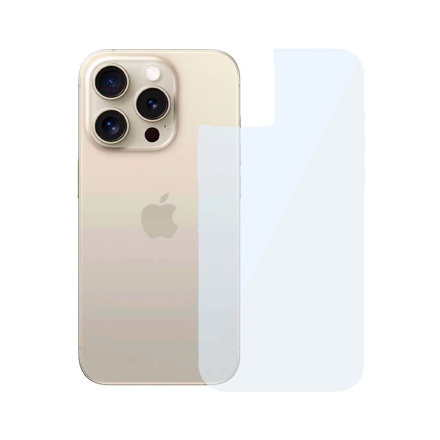 Verre Trempe Film arrière pour iPhone 15 Pro - Kamalion