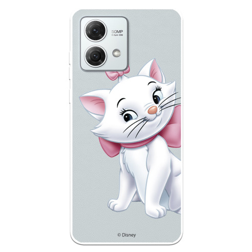 Funda para Motorola Moto G84 5G Oficial de Disney Marie Silueta - Los Aristogatos