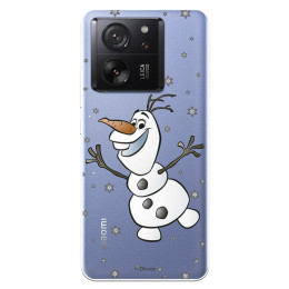 Funda para Xiaomi 13T Pro Oficial de Disney Olaf Transparente - Frozen