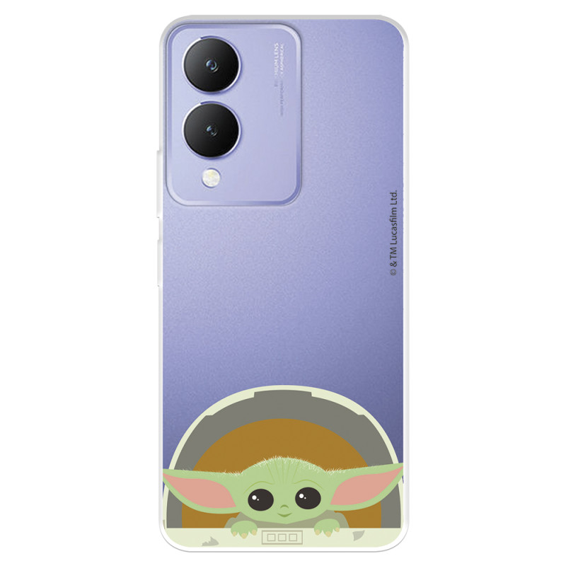 Funda para Vivo Y17s Oficial de Star Wars Baby Yoda Sonrisas - The Mandalorian