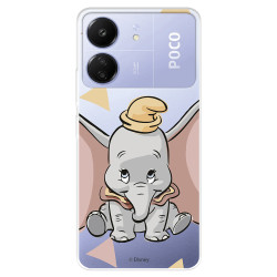 Funda para Xiaomi Poco C65 Oficial de Disney Olaf Transparente