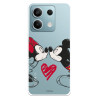 Funda para Xiaomi Redmi Note 13 Pro 5G Oficial de Disney Mickey y Minnie Beso - Clásicos Disney