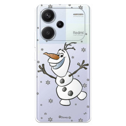 Funda para Xiaomi Redmi Note 13 Pro Plus 5G Oficial de Disney Olaf Transparente - Frozen