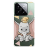 Funda para Xiaomi 14 Oficial de Disney Dumbo Silueta Transparente - Dumbo