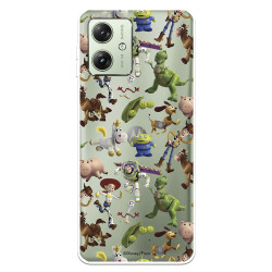 Funda para Motorola Moto G54 5G Oficial de Disney Muñecos Toy Story Siluetas - Toy Story