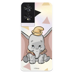 Funda para TCL 40 NXTPAPER Oficial de Disney Dumbo Silueta Transparente - Dumbo