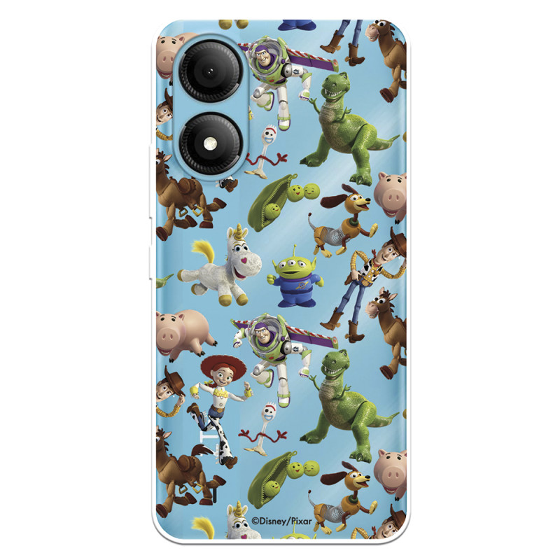 Funda para ZTE Blade A33s Oficial de Disney Muñecos Toy Story Siluetas - Toy Story