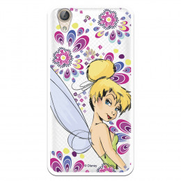 Carcasa Oficial Disney Campanilla Flores Transparente para Huawei Honor 5A - Peter Pan- La Casa de las Carcasas