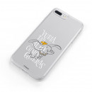 Coque Officielle Disney Dumbo "Flying so High"" Clear pour iPhone XS"