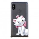 Coque Disney Officiel Marie Silhouette transparente pour Xiaomi Redmi Note 6 - Les Aristochats