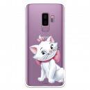 Coque Disney Officiel Marie Silhouette transparente pour Samsung Galaxy S9 Plus - Les Aristochats